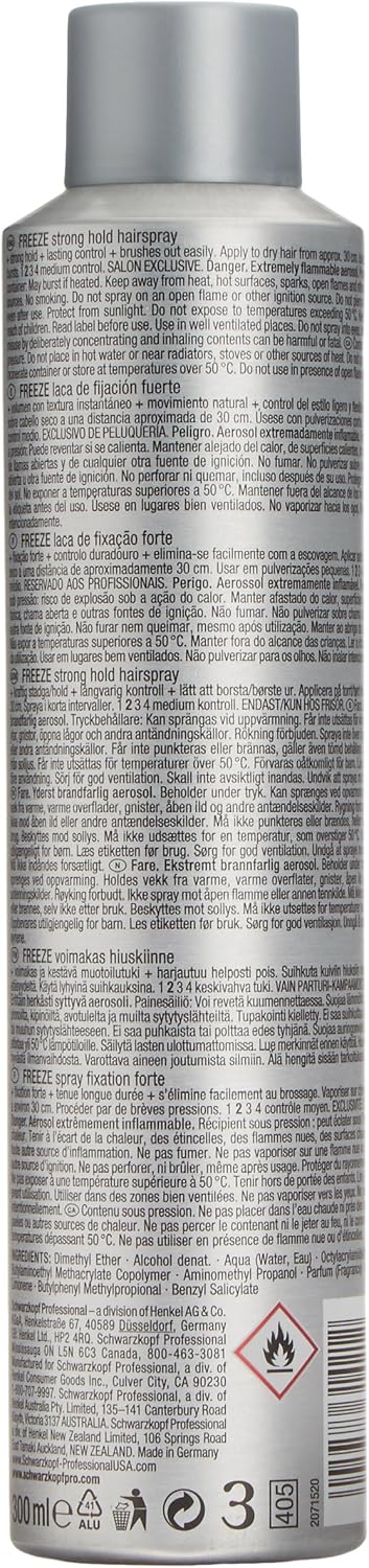 Schwarzkopf OSiS Freeze 300ml, 300 ml (Pack of 1) - Image 3