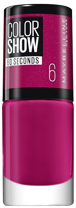 title=Maybelline New York Color Show Smalto Asciugatura Rapida, 6 Bubblicious
