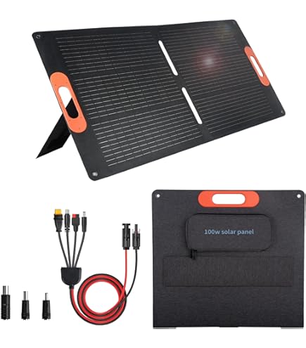 Amazon.com : SOKIOVOLA N-Type 16BB 100W Portable Solar Panel 18V
