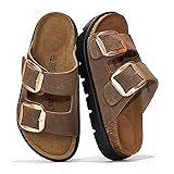 Project Cloud Genuine Leather Platform Sandals
