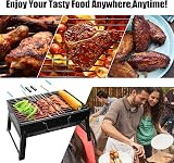 AGM Barbecue Grill Portable Folding Charcoal Grill Desk Tabletop Outdoor view 6
