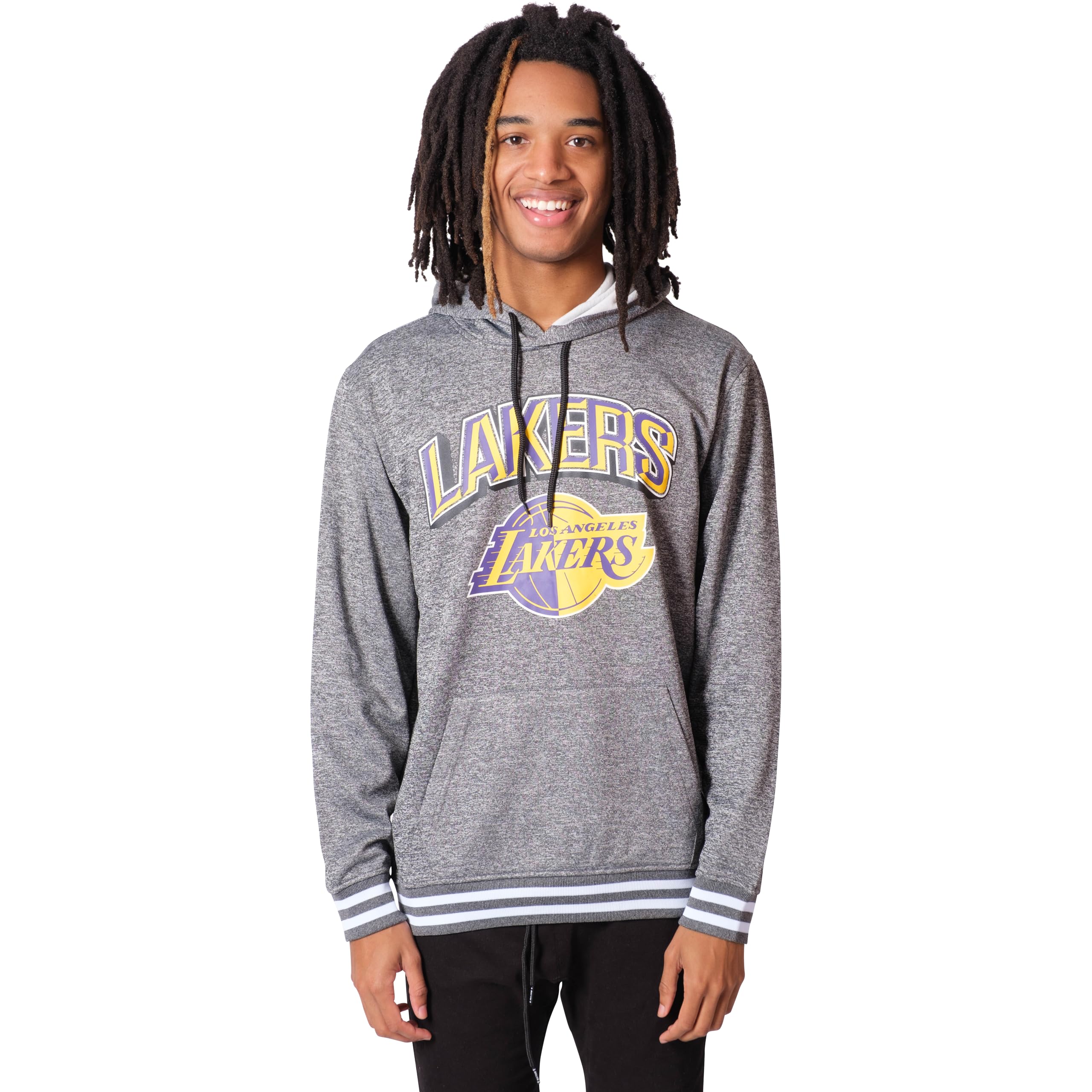 Ultra Game Men's NBA MVP Super Soft Pullover Hoodie Sweatshirt Sports-Fan, Charcoal Heather, XXL — image 1