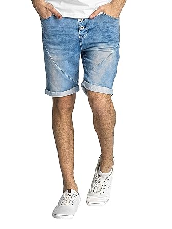 Authentic Clothing Company Short Jeans Sublevel Teilungsnaht Vorn