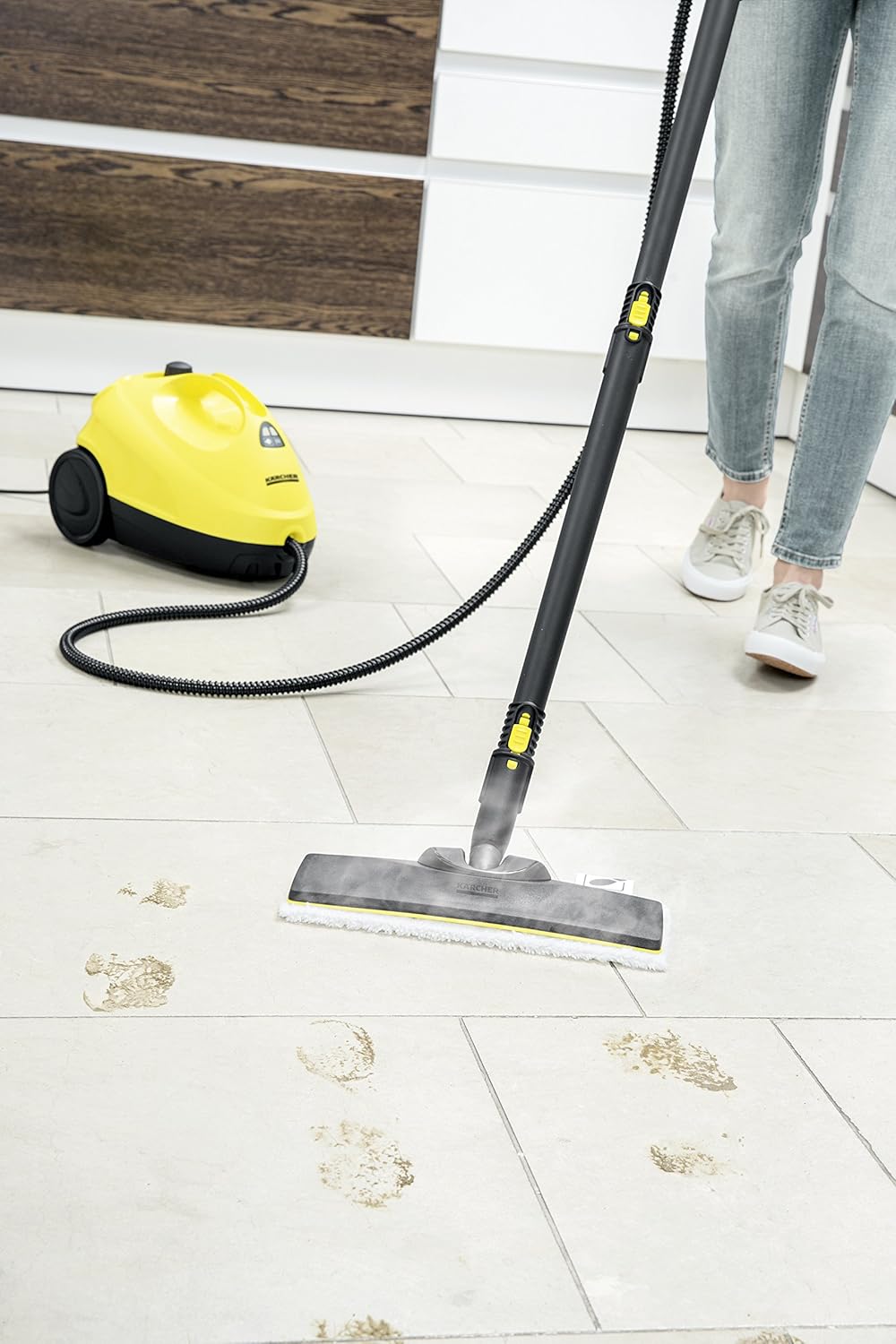 Kärcher SC2 EasyFix Steam Cleaner, Yellow BigaMart
