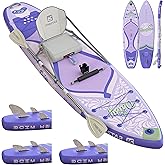 iTAOSTAR Daisy 11'6’ × 35” Extra Wide Paddle Board with Seat, One-Stop Premium SUP Board Accessories, Tailored 5 Fins, Stable Stand Up Paddle Boards for Youth of All Skill Levels