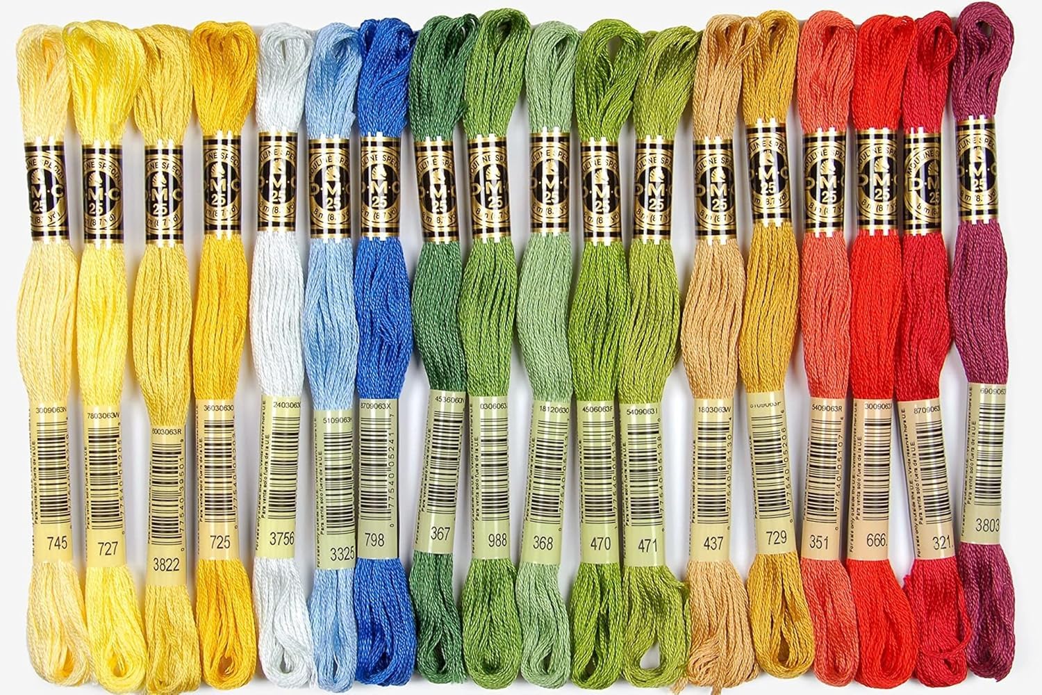 DMC 117F25HDC Embroidery Floss Pack 8.7yd, Home Decor 36/Pkg