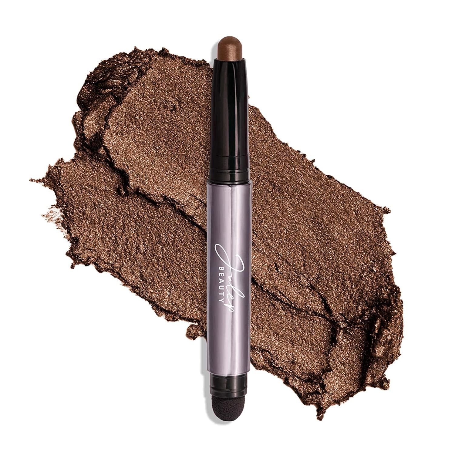 Julep Eyeshadow 101 Crรจme-to-Powder Eyeshadow Stick (Cocoa) Long-Lasting, Waterproof Eye Shadow - Blendable, Crease-Proof Eye Shadow Stick with Built-In Smudger - Shimmer โ image 1