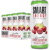 C4 Smart Energy Drink, Energy &amp; Focus, Cherry Berry Lime, 12pk | 200mg natural caffeine, Cognizin citicoline &amp; green tea extract for energy, focus and alertness.