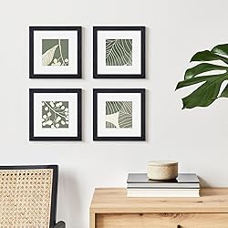 6x6 Picture Frames, Solid White Oak Wood Frame 6 x