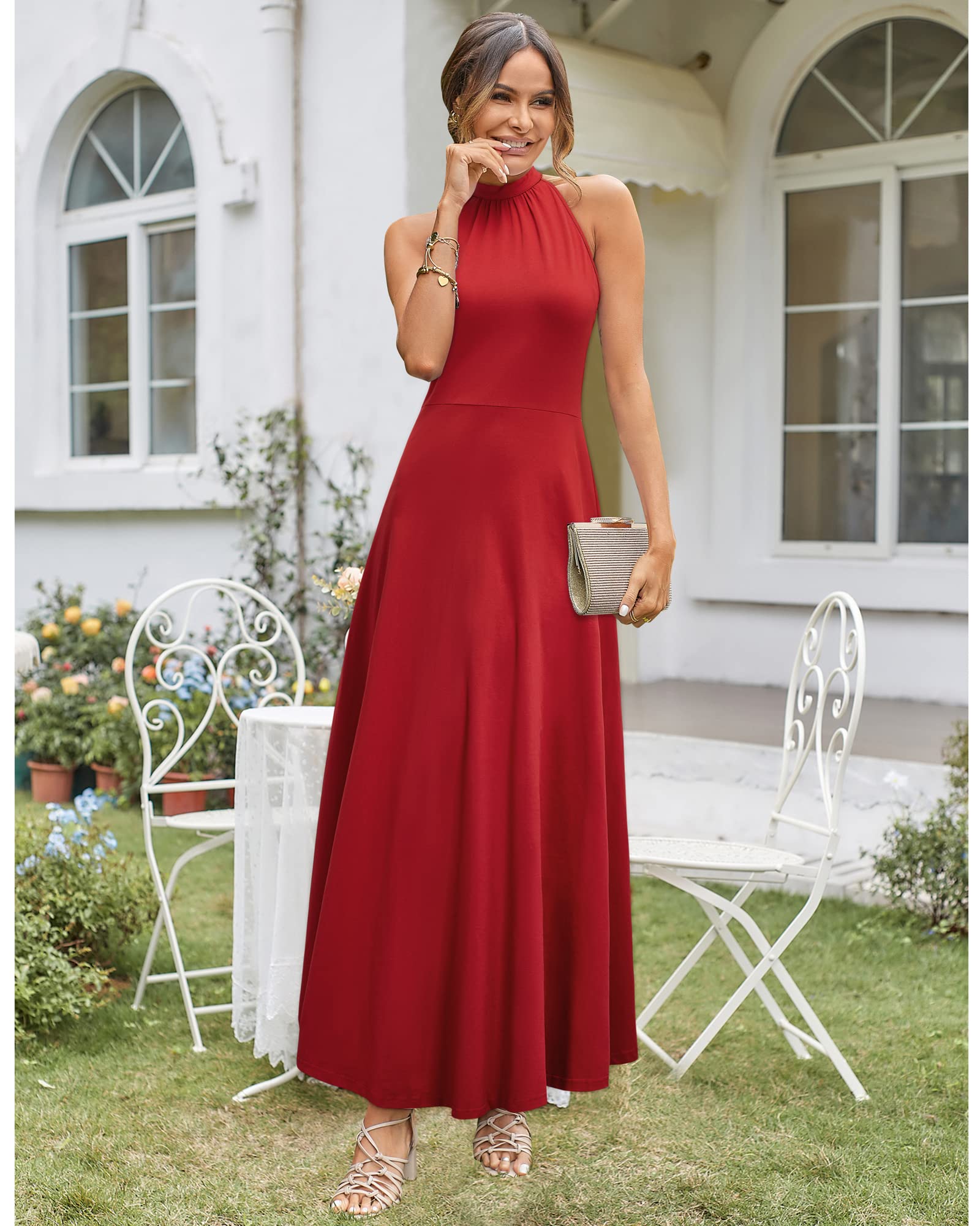 Off Shoulder Formal Maxi Dress
