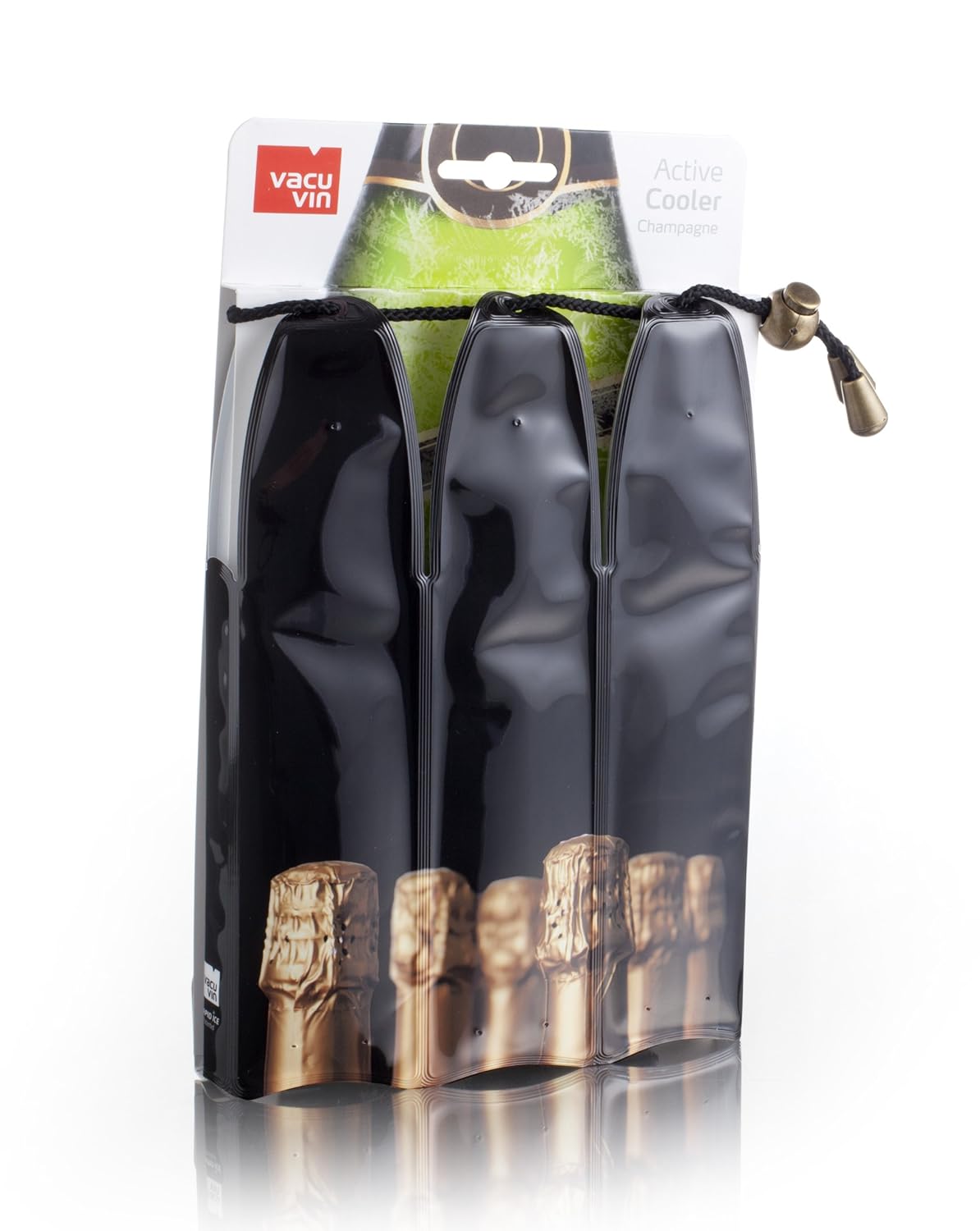 Compra Vacu Vin 3885460-Enfriador, diseño Tapones Enfriador rápido ...