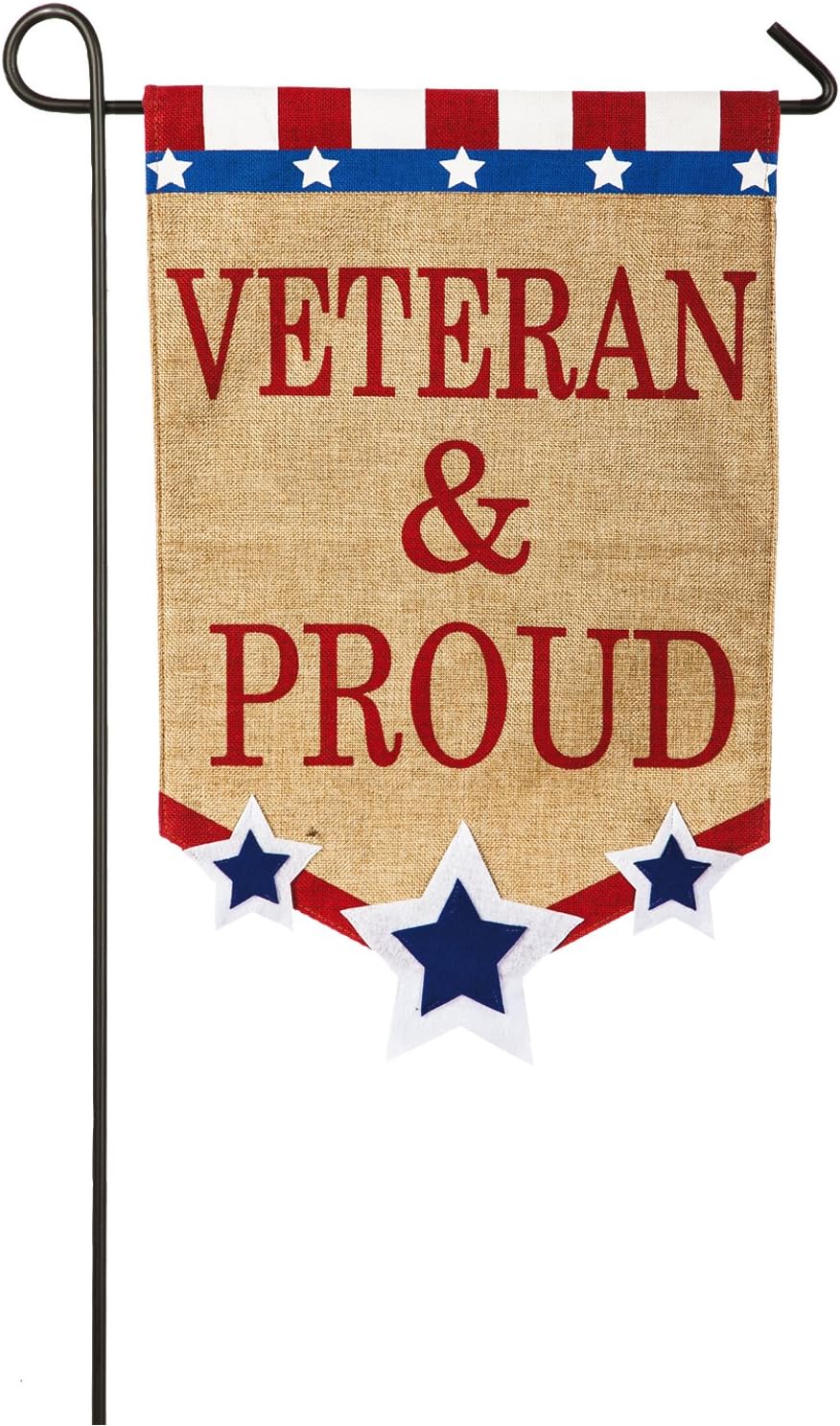 Best Veterans Garden Flag