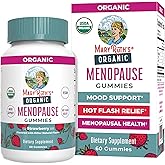 Organic Menopause Gummies by MaryRuth's | Menopause Supplements for Women | Mood Support | Hot Flash Relief | Maca Root | Black Cohosh | USDA Organic | Non-GMO | Vegan | 30 Servings