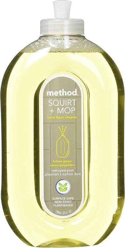 Method Floor Cleaner Lemon Ginger 739 ml – All-Surface, Safe & Biodegradable