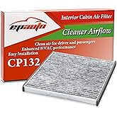 EPAuto CP132 (CF10132) Cabin Air Filter Replacement for Toyota and Lexus | Toyota Avalon, Camry, Sienna, Solara, Lexus ES300, ES330, GX470, RX330, RX350, RX400h includes Activated Carbon