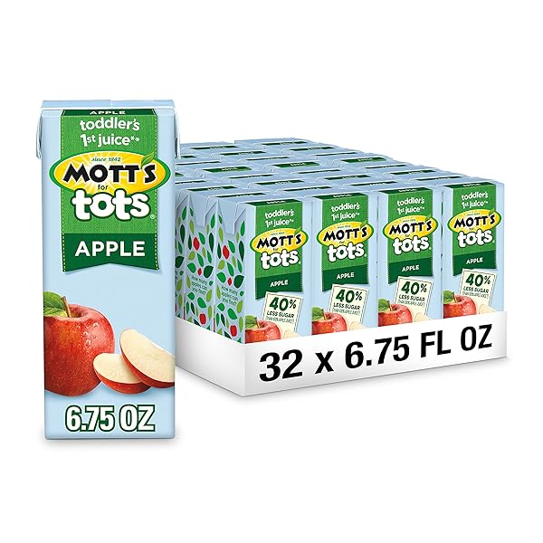 MOTT’S FOR TOTS APPLE, 6.75 FL OZ BOXES,...