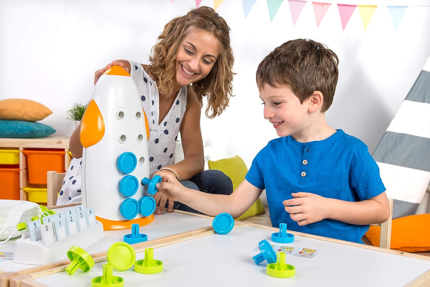 Miniland Fun Math Concept Learning Kit for Ages 3-7, White, Small - Image 3