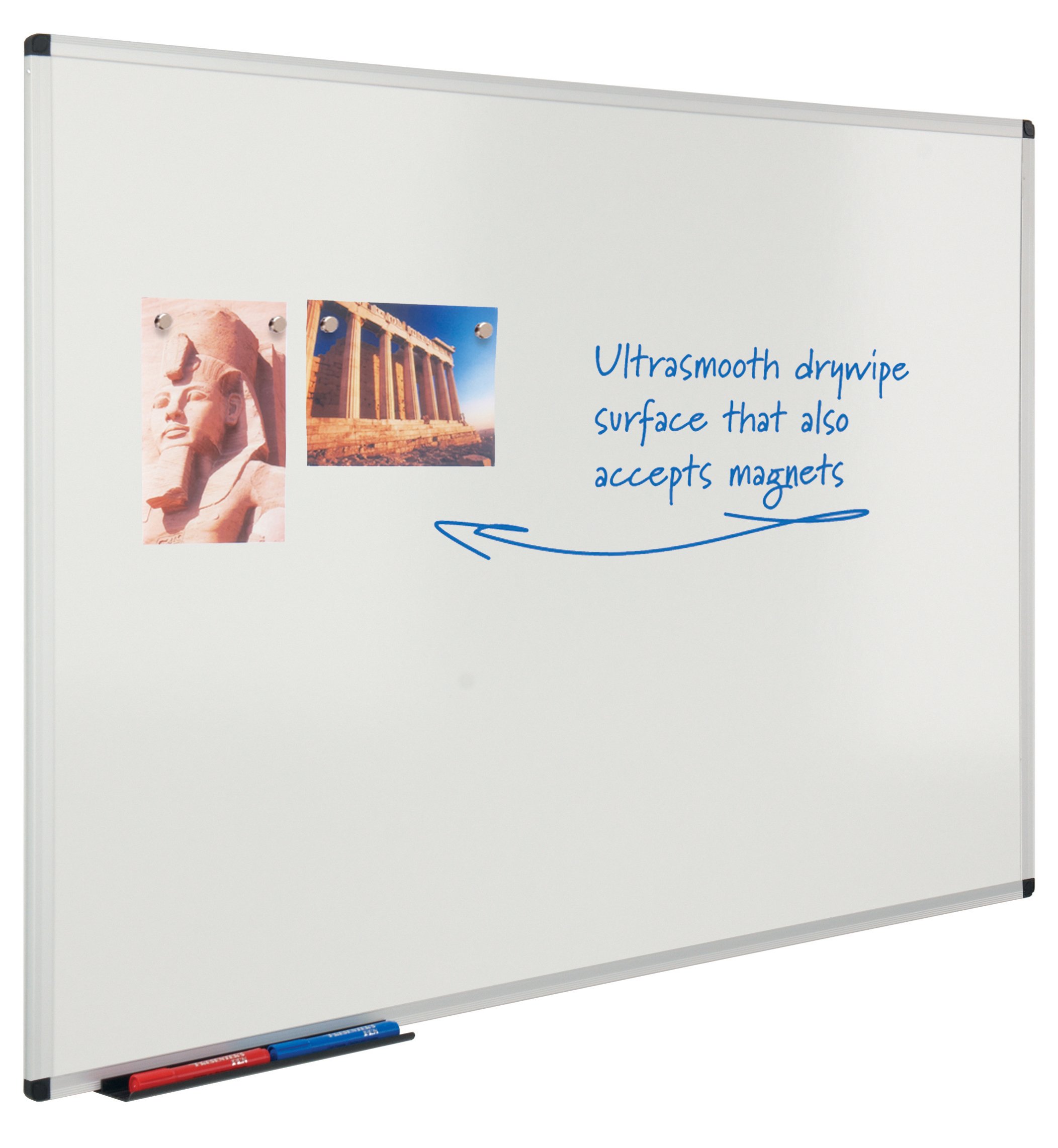 METROPLAN 900 x 600 mm Write-On Magnetic Drywipe Board