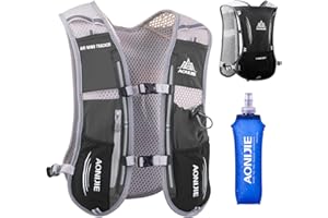 Azarxis Running Vest 5L 5.5L Hydration Pack Water Backpack Lightweight Breathable Race Marathon Trail Cycling Gear