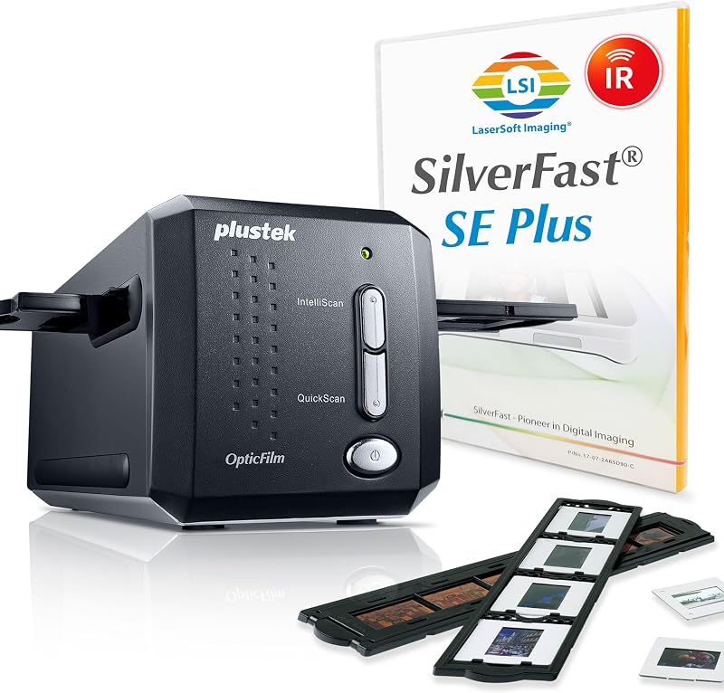 Plustek 8200i SE OpticFilm 8200iSE Film Scanner - 7200x7200 dpi, Infrared Dust