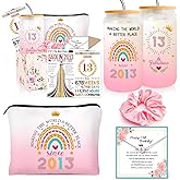 Frerdui 13th Birthday Gifts for Girls, Gift for 13 Year Old Beautiful Teen Girl, 13 Year Old Girl Gifts, Best Popular Present for Age 13 Born in 2013, Sweet 13th Birthday Decorations for Girls