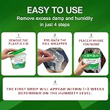 DIVCHI Dehumidifier 500ml Pack of 5 Moisture Absorbers Damp Remover view 6