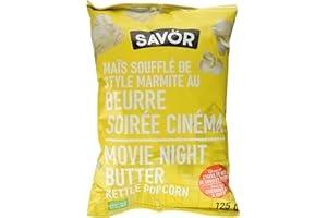 Savor Movie Night Butter Popcorn, 125 Grams