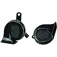 HELLA 012010911 Black 12V BX Trumpet Horn Kit (Honda)