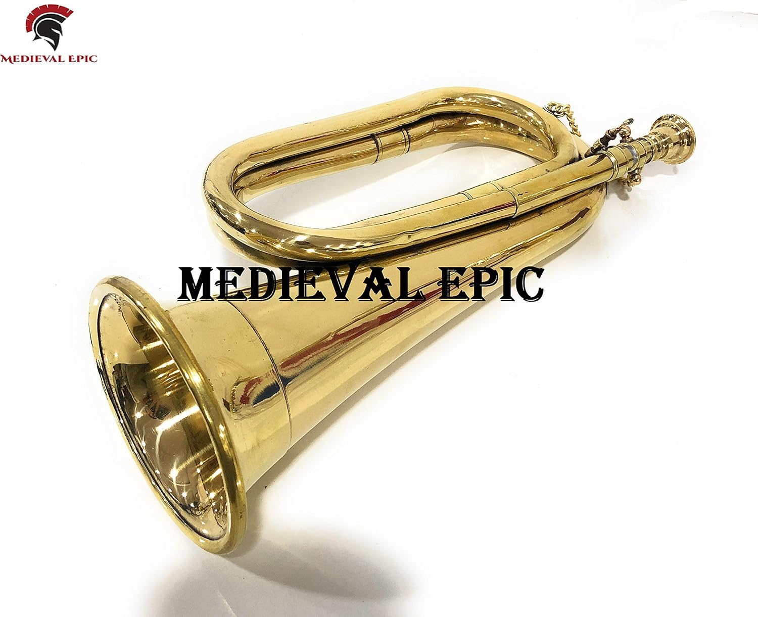 Brass Blowing Bugle Attack War Command Signal Horn US Military Cavalry ...