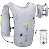 N NEVO RHINO 5.5L Running Vest, Hydration Vest with 1.5L Water Bladder | Lightweight Water Vest for Running, Hiking, Marathon Race, Breathable Trail Running Vest for Women and Men