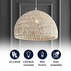 JONATHAN Y JYL6504A Campana 20" 1-Light Bohemian