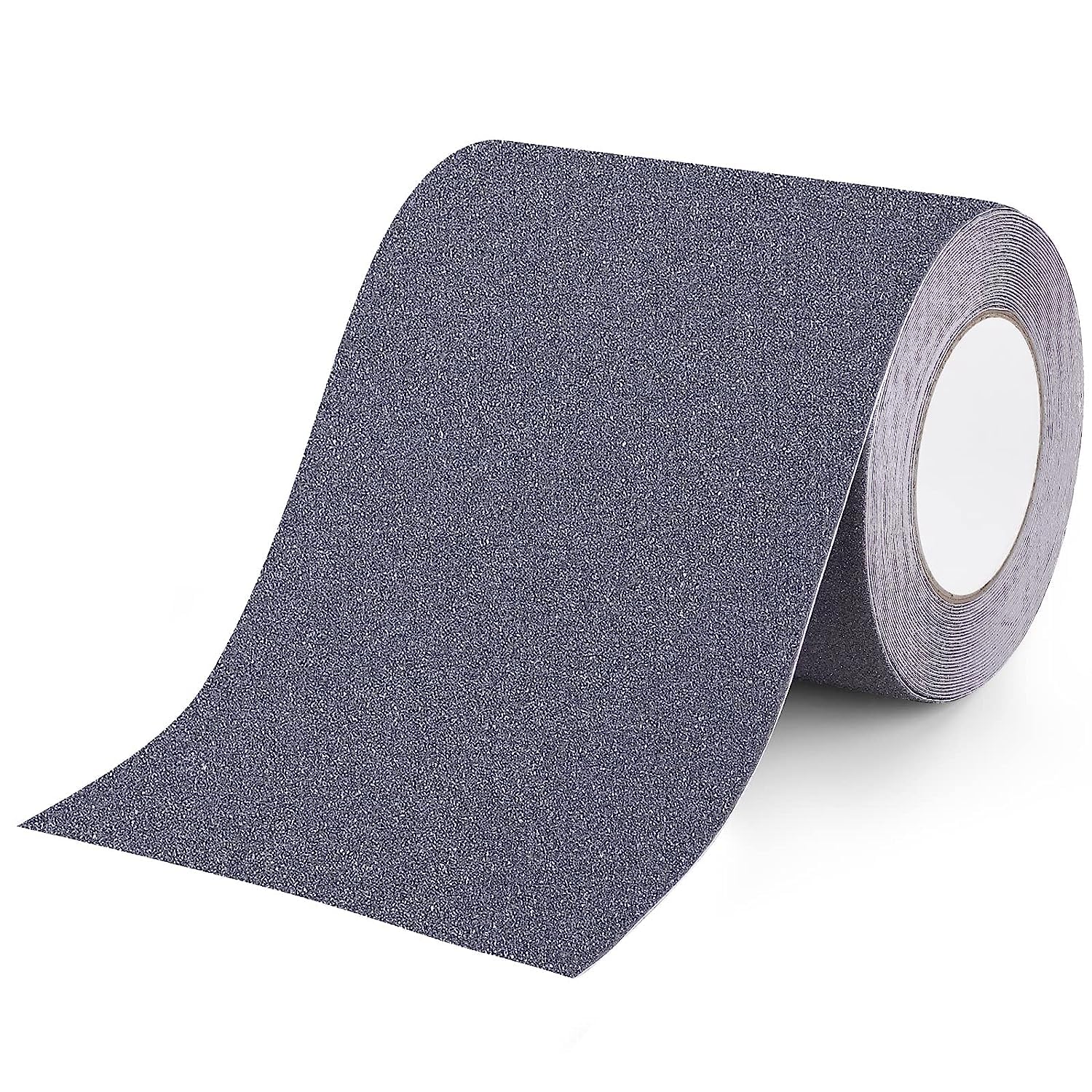 OQingluan Anti Slip Tape, 15cm*10m in*33 ft, Anti Slip Safety Grip Tape for Stairs, Non Skid Strip Tape, Strong Traction Grip Tape, for Indoor and Outdoor Stairs, Waterproof, Grey