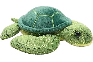Wild Republic Sea Turtle Plush, Stuffed Animal, Plush Toy, Gifts for Kids, Hug’Ems 7
