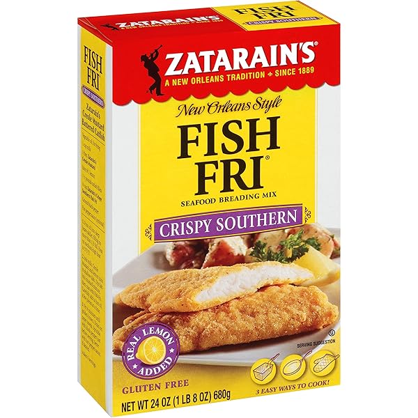 ZATARAIN’S CRISPY SOUTHERN FISH FRI SEAFOOD BREADING MIX, 24 OZ