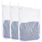 3 pcs Durable Honeycomb Mesh Laundry Bags for Delicates 12" x 15" (3 Medium)