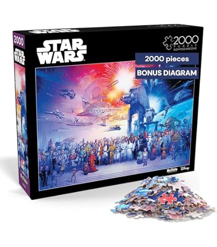 Amazon.com: Buffalo Games - Star Wars™ 4 in 1 Puzzle Multipack for