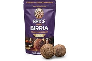 SPICE ORBS Medium Birria Orb - Makes 3-5 lbs per orb - 2-Pack - Made in USA - Instant Pot Birria Seasoning - Just add water, meat and 1 orb