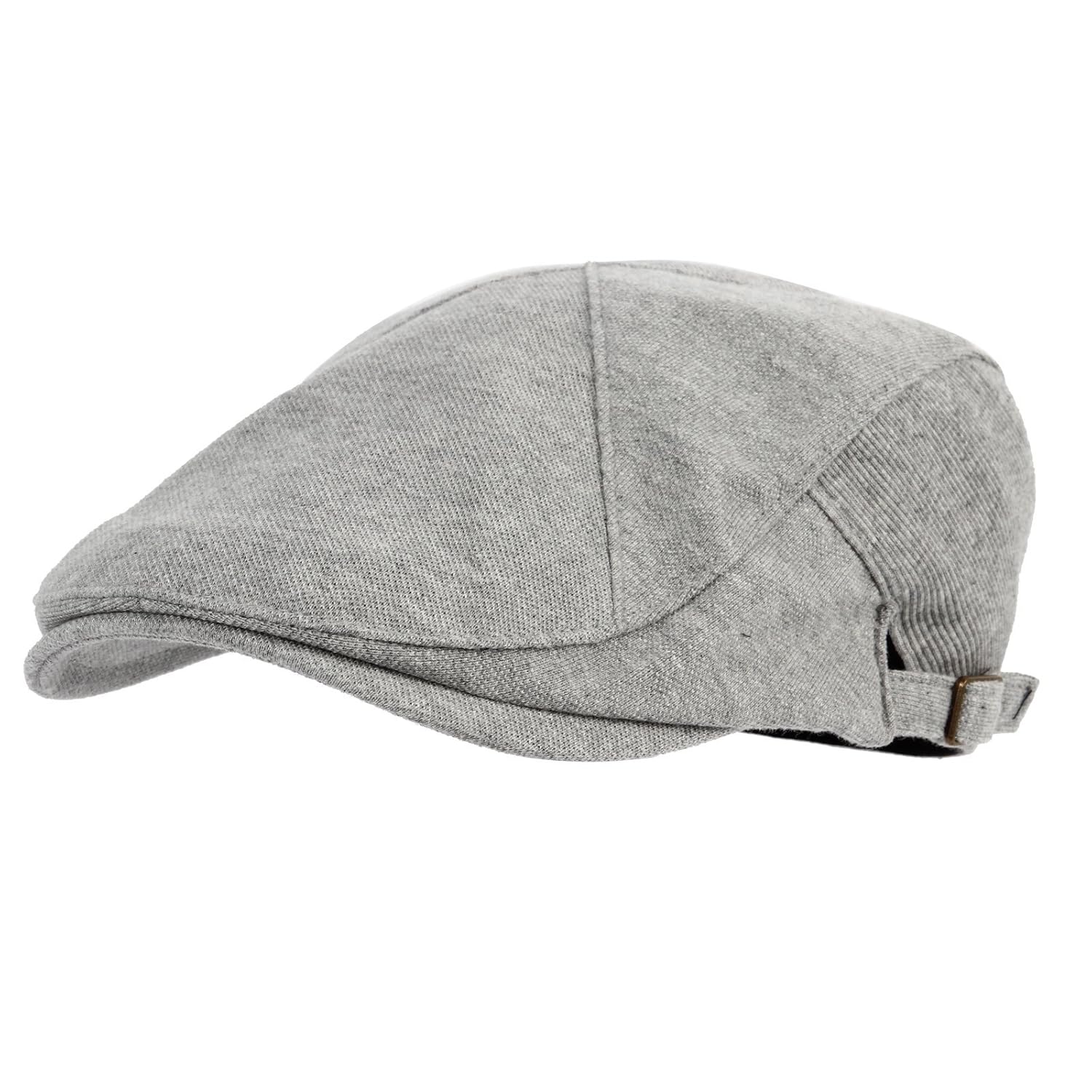 gray flat cap