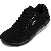 WHITIN Wide Toe Box Barefoot Sneakers for Women | Lightweight Canvas Minimalist Shoes
