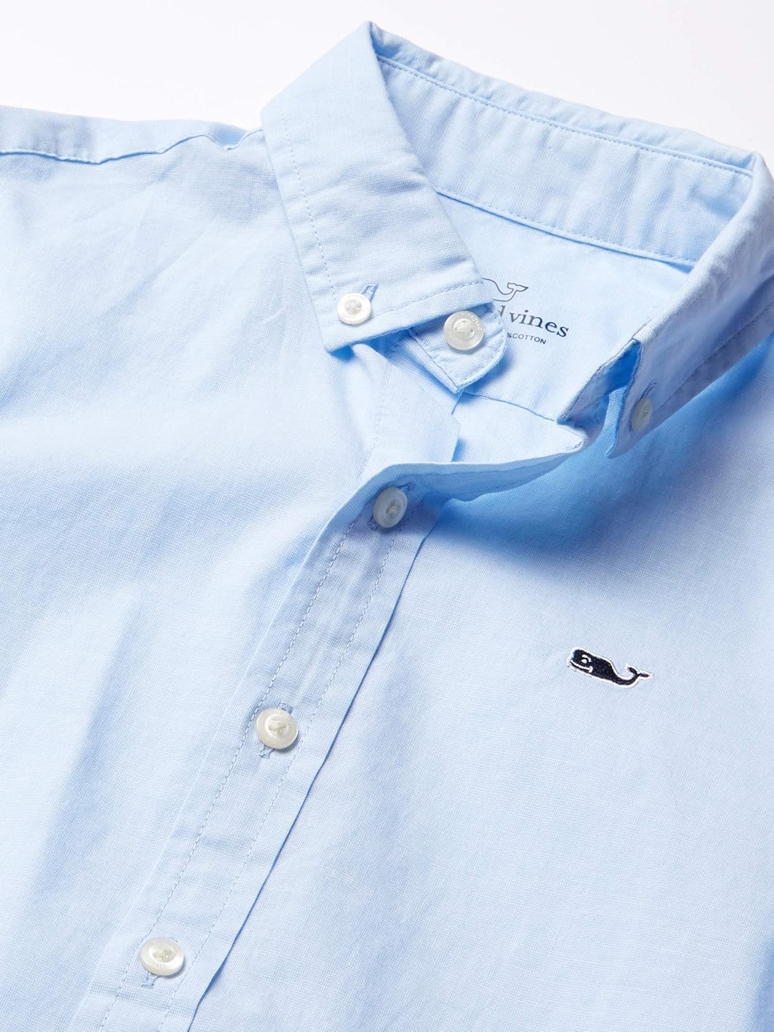 Vineyard Vines Boy's End Button Down Whale Shirt: Clothing