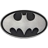 Open Road Brands DC Comics Batman Logo Embossed Metal Dresser Knob - Batman Drawer Knob for Bedroom or Man Cave