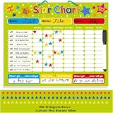 Fridge Magic Magnetic Reward Star Chart 40x30cm Behaviour Task Chore Visual view 1