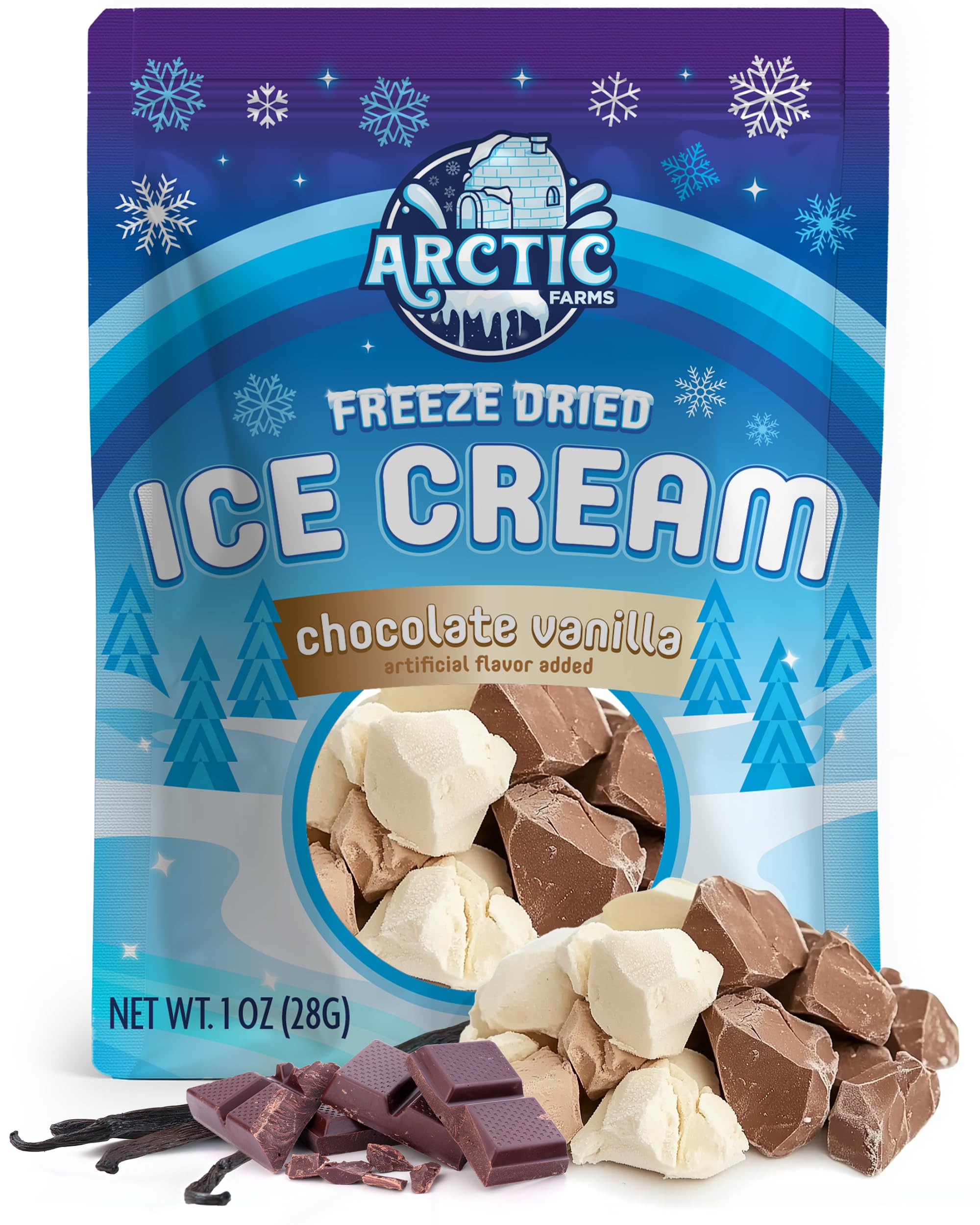 Arctic Farms Freeze Dried Ice Cream that Does Not