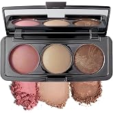 W7 Glow Theory Face Palette - Lunar | Pink Blush, Pearl Highlighter, Marbled Blush-Bronzer, Soft Glow