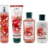 Bath & Body Works COUNTRY APPLE Deluxe Gift Set - Body Lotion - Body Cream - Fragrance Mist & Shower Gel Full Size