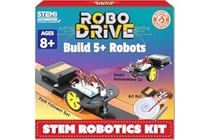 Butterfly Edufields 5in1 STEM Robotics Kit | Toys for Ages 8-13 | Smart Robot Car Kit | Gifts for Smart Kids | Electronics Robotics Kit for Kids 8-12 | Robot Building Toys Gift Set