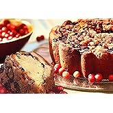 My Grandma's Cape Cod Cranberry Coffee Cake - Moist &amp; Fresh - Kosher Certified - Naturally Sweetened Trans Fat-Free Coffee Cakes Cinnamon Walnut Streusel 1.75 Pounds