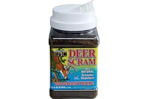 EPIC REPELLENTS Deer Scram All Natural Granular Repellent - All-Natural, Animal, People and Pet Safe Granule Repellents (2.5 lb Shaker)