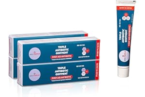 Epic Medical Supply Triple Antibiotic Ointment 1 oz Tube 4 Pack with Bacitracin Zinc and Neomycin Sulfate, Healing Preventative First Aid Cream for Minor Wounds, Burns, Cuts, Scratches, and Abrasions