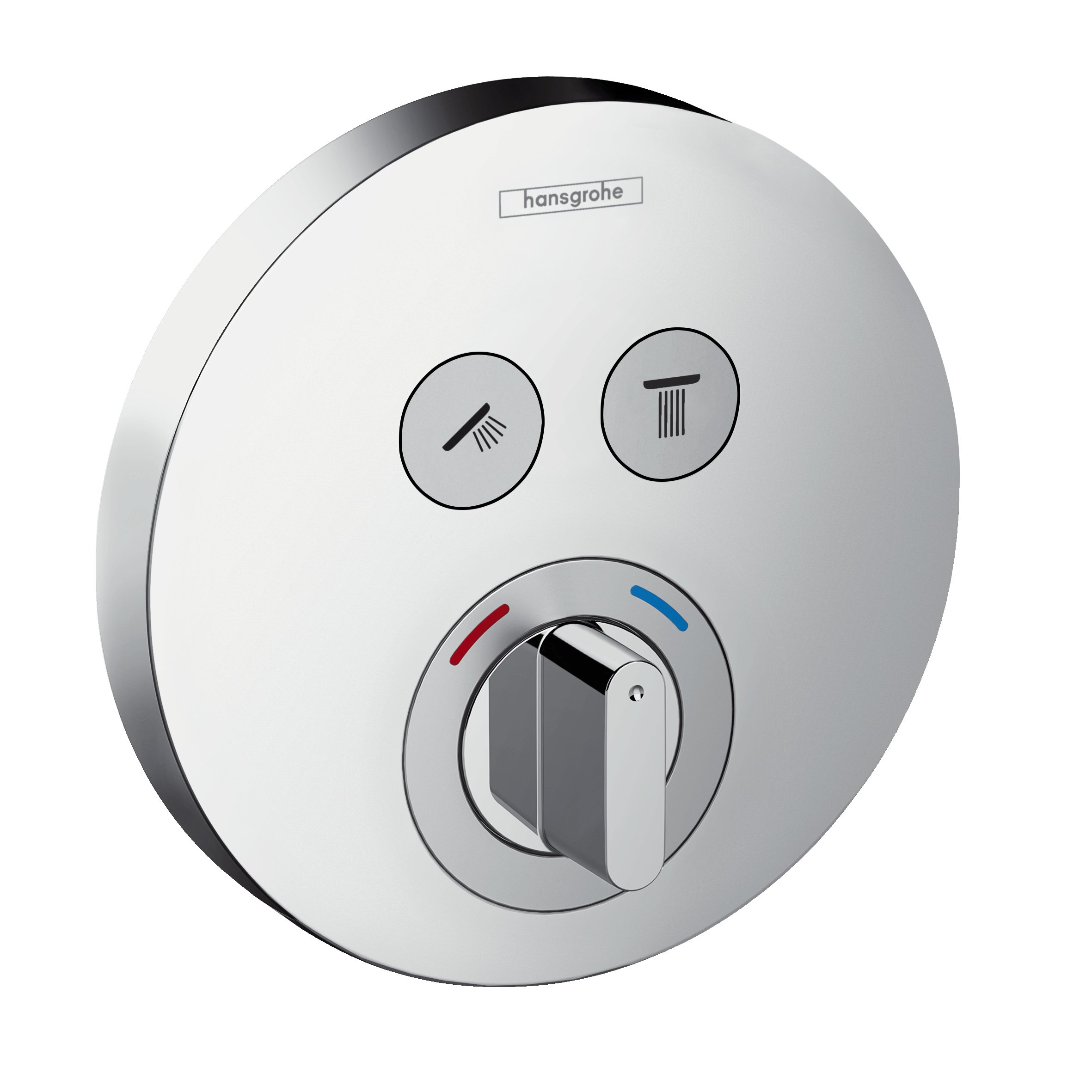 hansgrohe ShowerSelect S mixer for 2 outlets, chrome 15748000